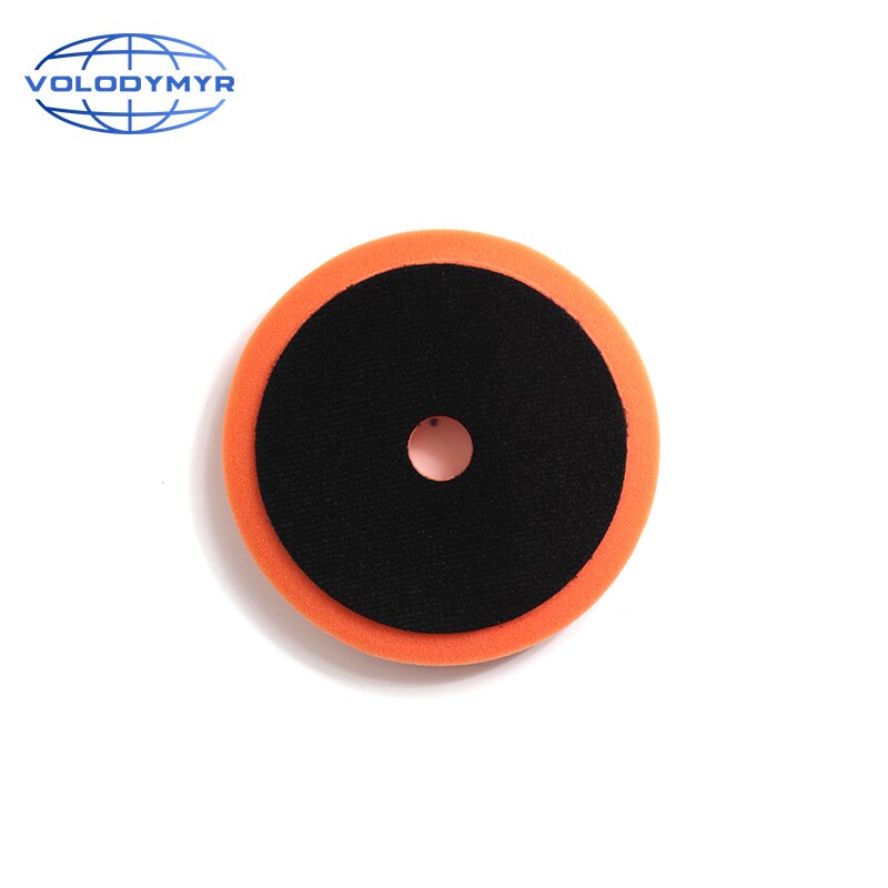 Car Polishing Disc Pads Polish Pad 6inch with 5inch Hook and Loop Auto Accessorie for Buffing Polishing Machine Sponge Foam: Orange