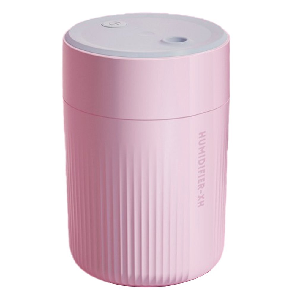 Zonder Batterij Thuis Creatieve Mute Mini Luchtbevochtiger Usb Opladen Draagbare Met Led Night Lamp Schone Lucht 280Ml: Roze