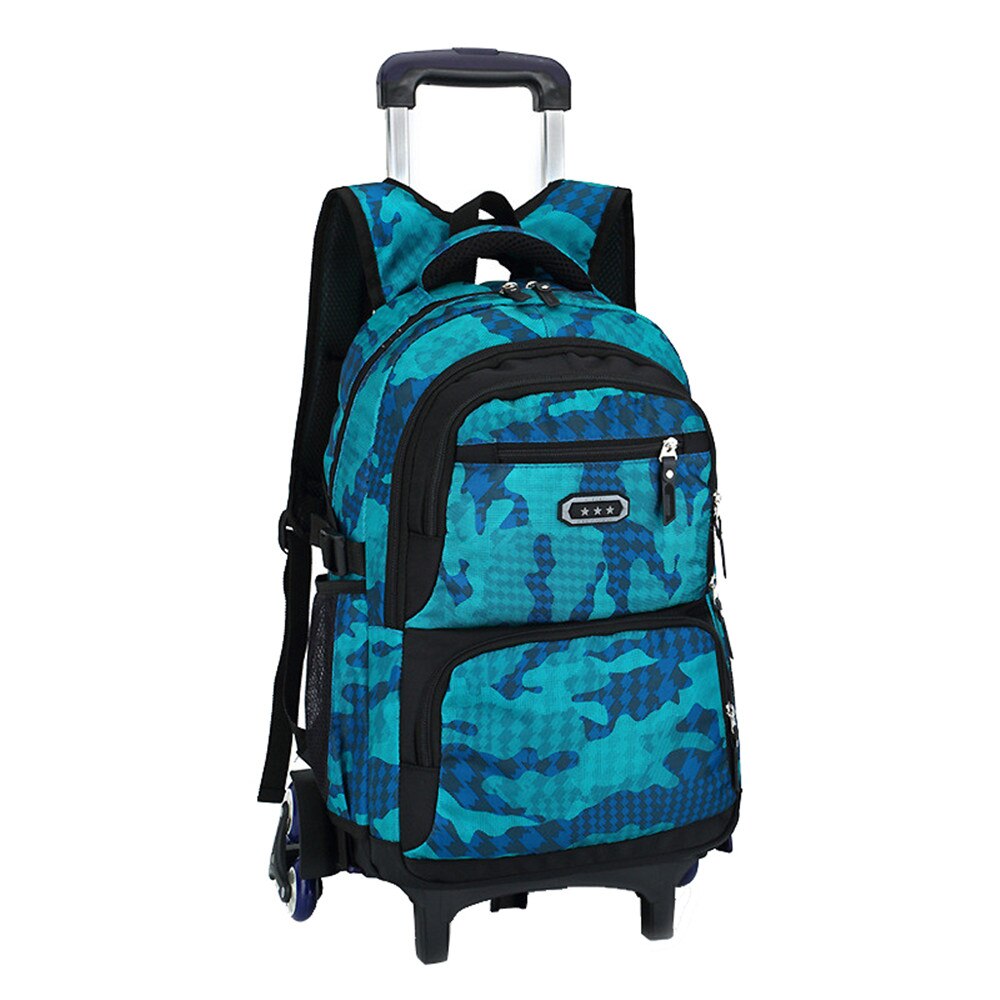 Bambini carrello Scuola Zaino 2/6 Ruote Moda Ruote Sacchetto di Scuola per Le Ragazze Dei Ragazzi Staccabile per bambini zaini mochilas