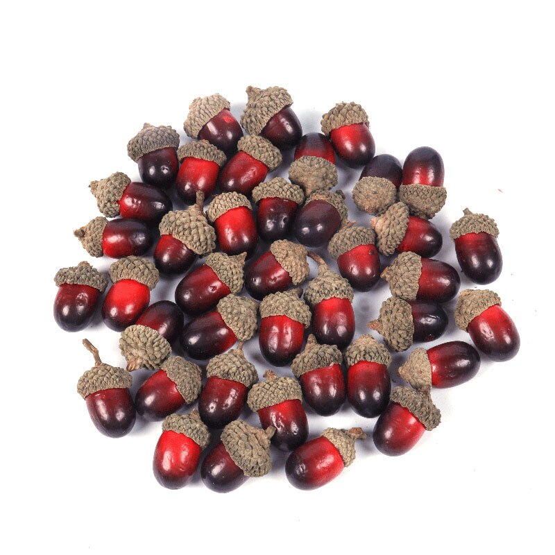 Halloween Mini Kunstmatige Pompoen Dennenappels Simulatie Groente Fruit Thanksgiving Feestartikelen Oogst Home Decoratie: Rose Red