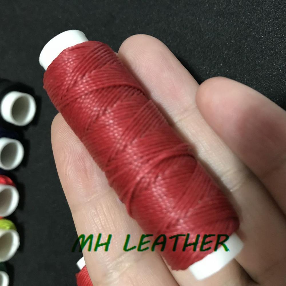 SJ065 0.65mm 20m Long Round Waxed Thread for Leather Craft DIY: 050