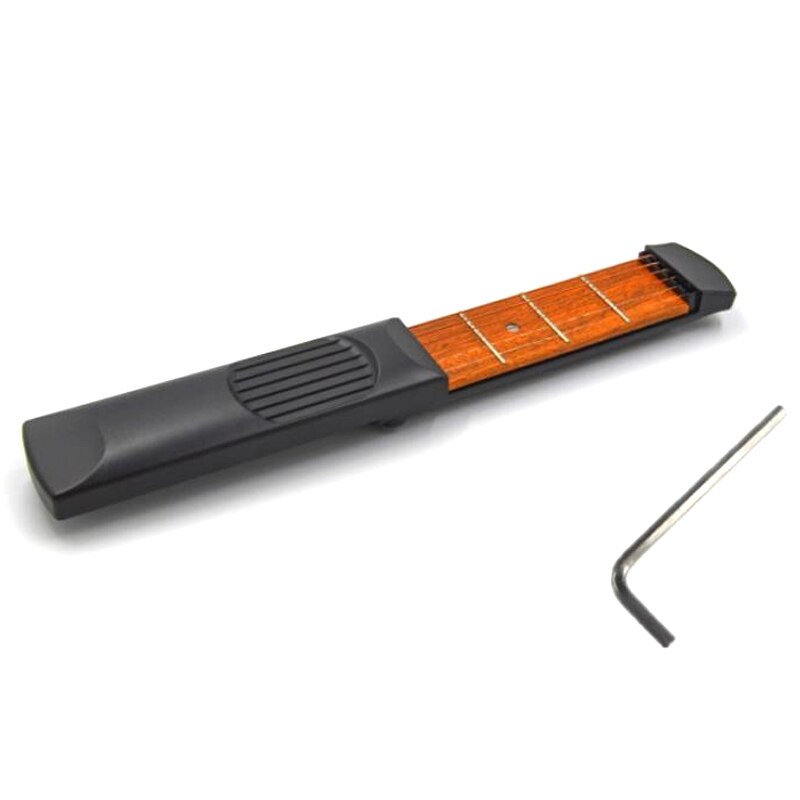 Pocket Guitar Chord Practice Tool, Portable Guitar Neck for Trainer Beginner,6 String Fingerboard: Default Title