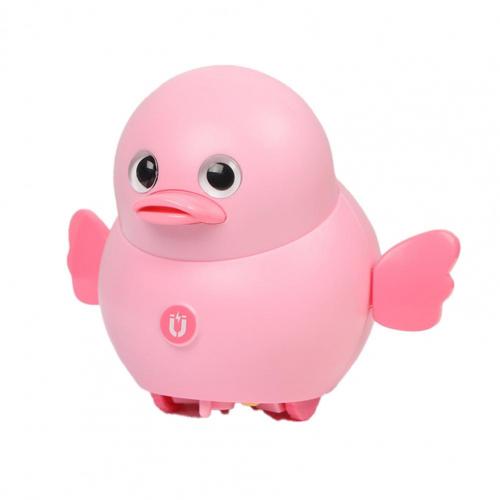 Pollo oscilante eléctrico, polluelo de juguete magnético de plástico con dibujos animados para el hogar: Rosa