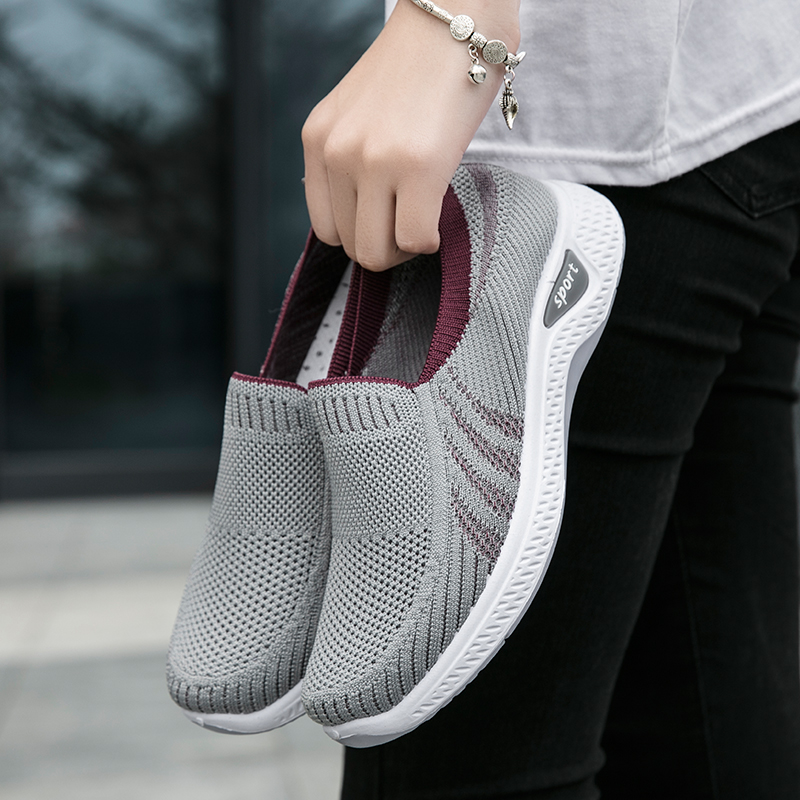 Sportskor dam bekväma löparskor storlek 50 platta sneakers dam sporterbjudanden svarta canvas sneakers träningsskor