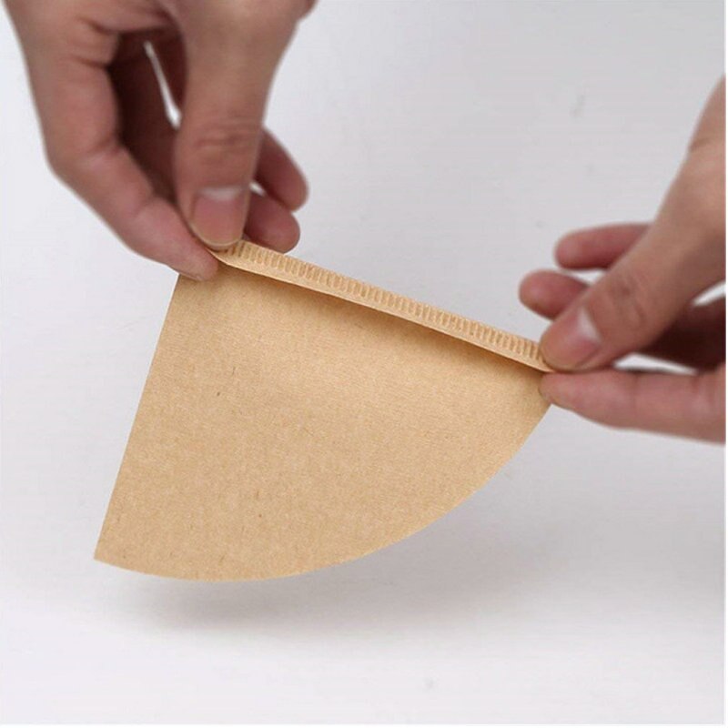 40/100pcs Cone Coffee Filters Paper 2-6 Cups Natural Coffee Filters Unbleached Paper Filters V02 Compatible with V60