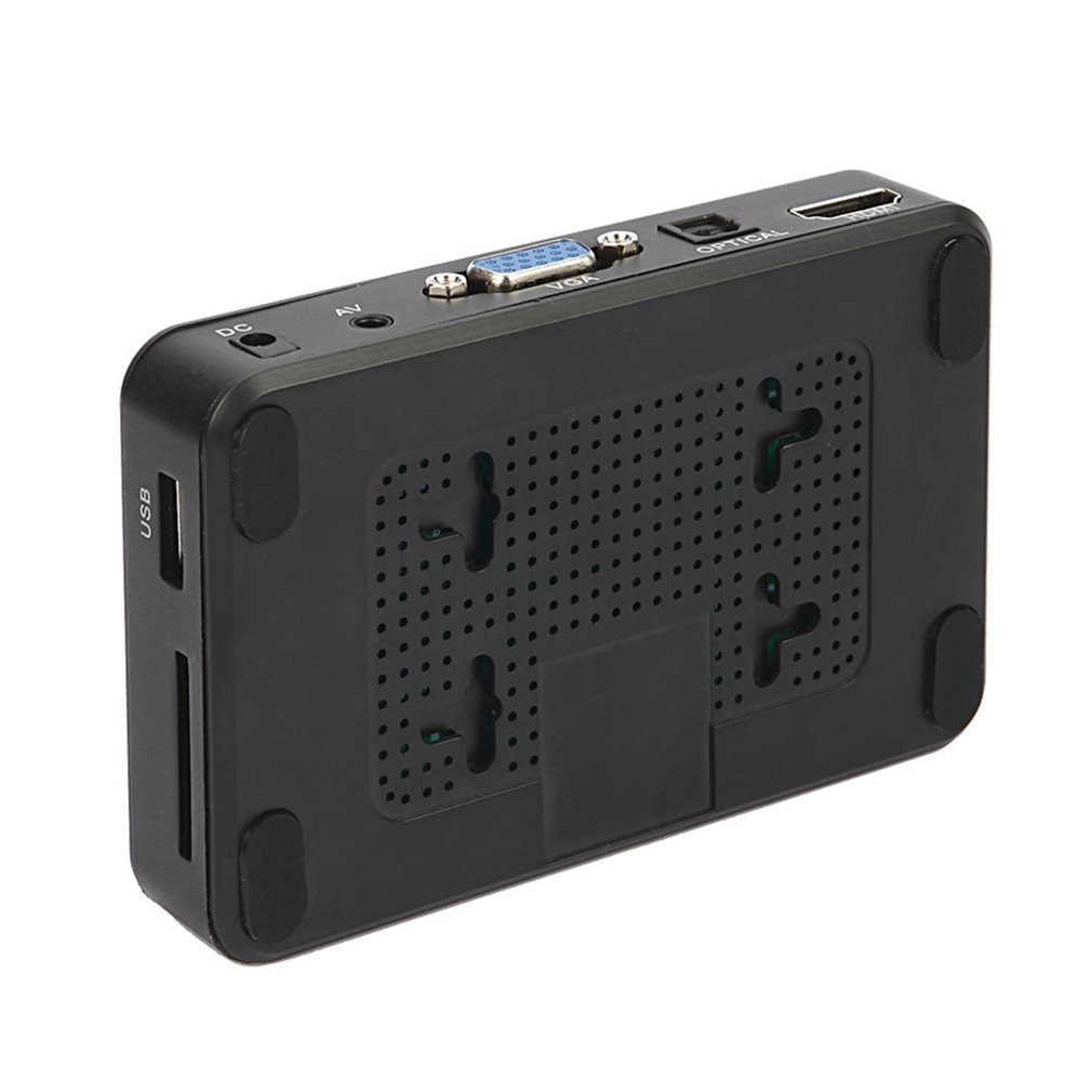 Mini 1080p hd multimedia speler 5v/2a hdmi multimedia tv box 3 uitgangen hdmi/vga/av usb sd kaart eu us uk au stekker