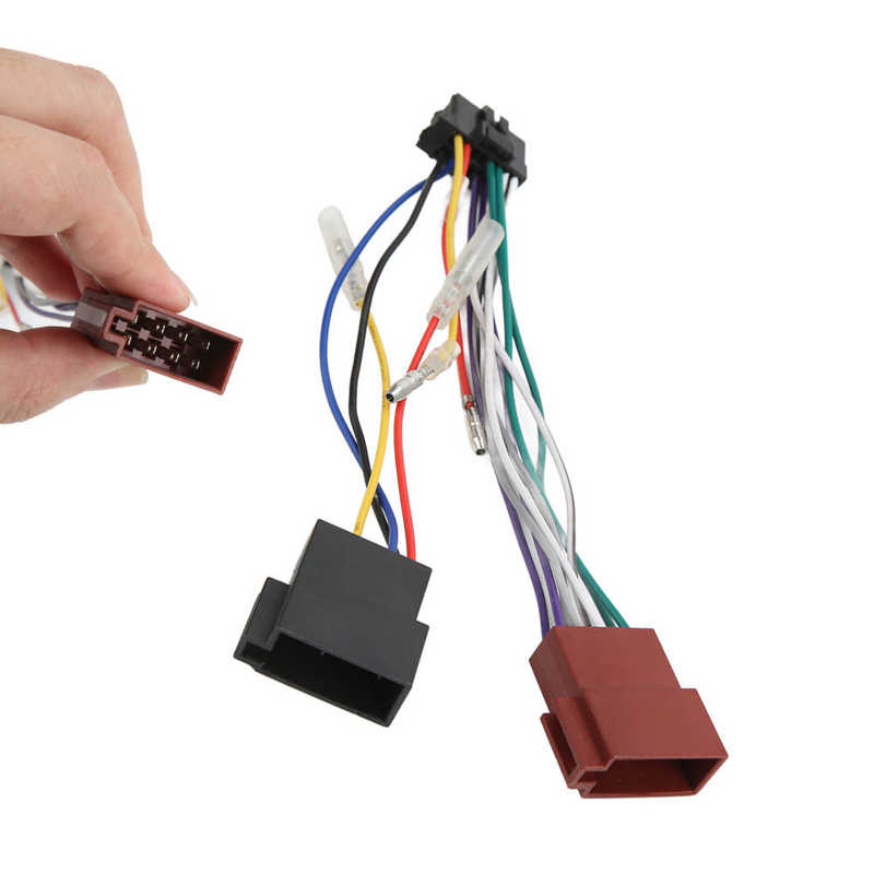 Radio ISO Connector Sound ISO Radio Wiring Harness Replacement for Pioneer AVH-X1850DVD AVH-X2800BT for Car