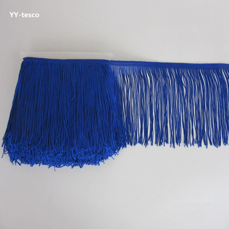 YY-tesco 10 Yard 10CM Long Lace Fringe Trim Tassel Fringe Trimming For Diy Latin Dress Stage Clothes Accessories Lace Ribbon