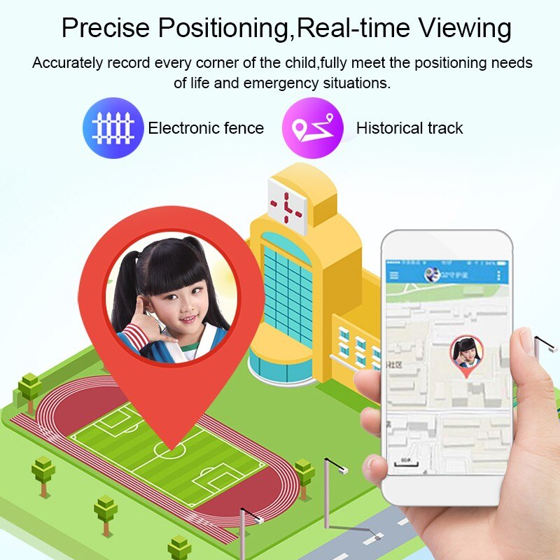 Montre connectée pour enfants, étanche, lampe de poche, bouton sos, surveillance à distance, montre-bracelet pour enfants, montre pour enfants avec montre pour bébé