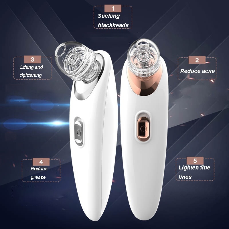 Comedone Vacuum Pro Pore Cleaner Blackhead Remover Electric Acne Exfoliating Facial Care Tool