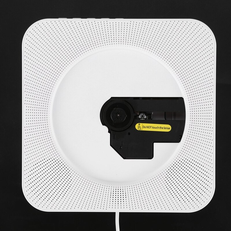 Portable CD Player with Bluetooth Wall Mountable CD Music Player Home o Boombox with Remote Control FM Radio Usb EU Plug