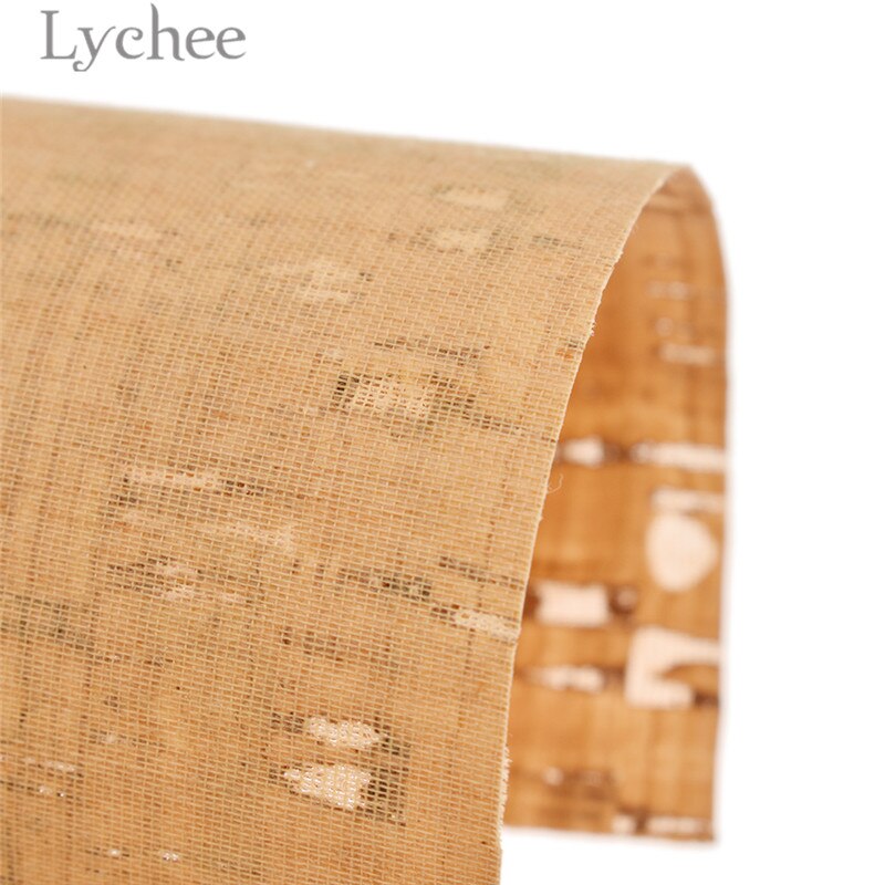 21x29cm A4 Soft Cork PU Fabric Wood Grain Synthetic Leather DIY Material For Handbag Belts Garments