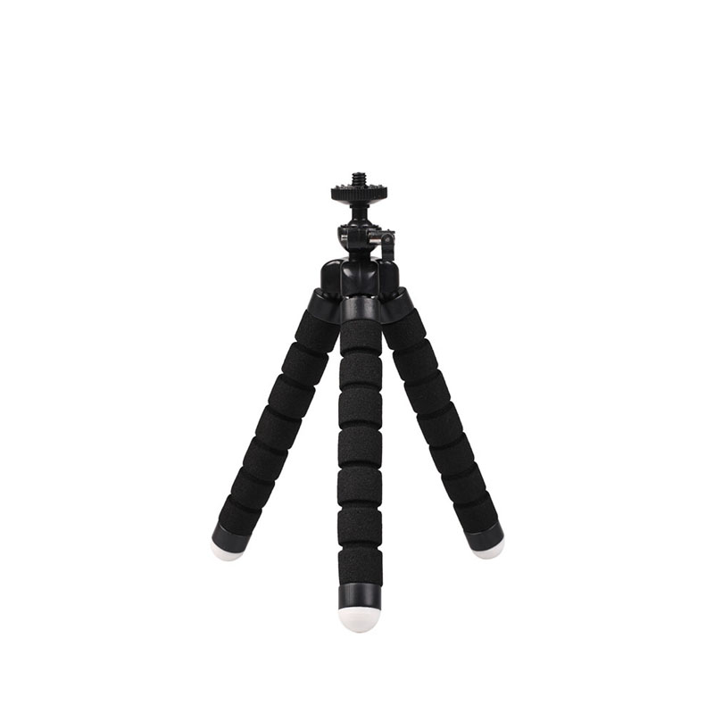 Soporte de trípode para teléfono móvil, palo de Selfie para cámara de teléfono móvil, monopié, montaje de cámara, soporte de Control remoto para iPhone 13 12 11: Black Tripod