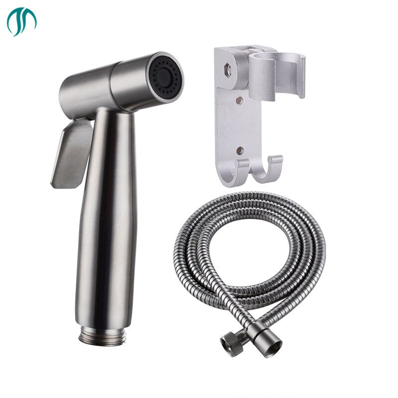 Wetips stål håndholdt hygiejnisk bruser bærbar toilet vandsprøjte toilet bidet mixer bidet hoved hygiejnisk bruser bidet vandhane