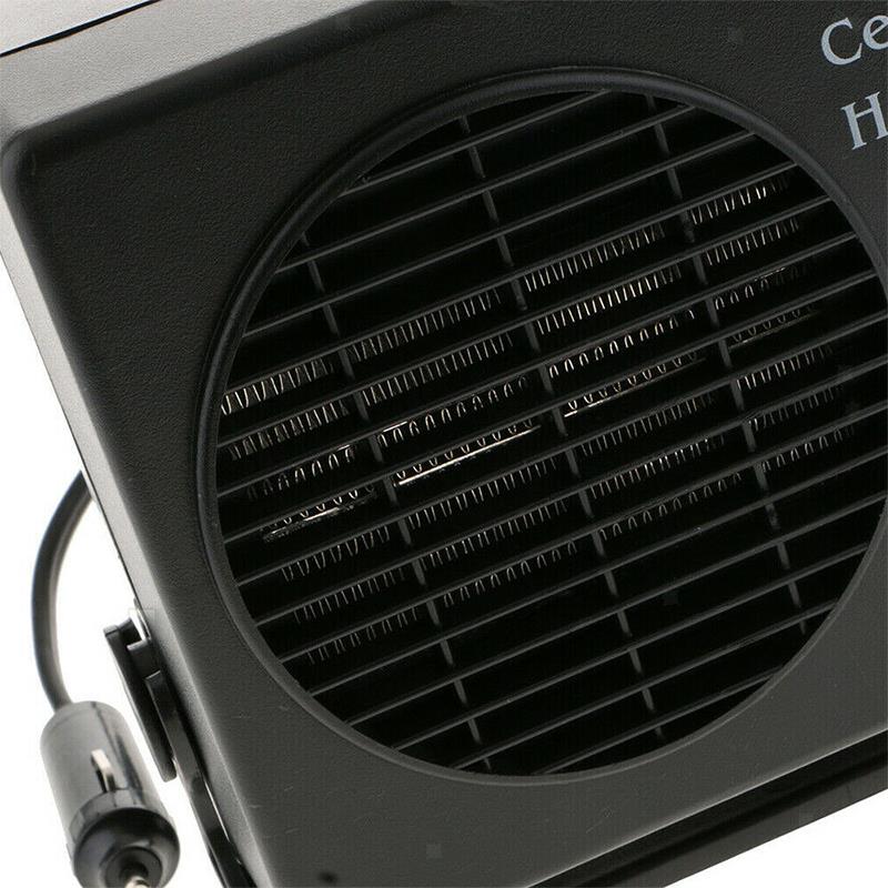 150W / 300W 12V High Power Car Heater High Heat Conversion Rate Car Heater Adjustable Power Ceramic Cooling Fan