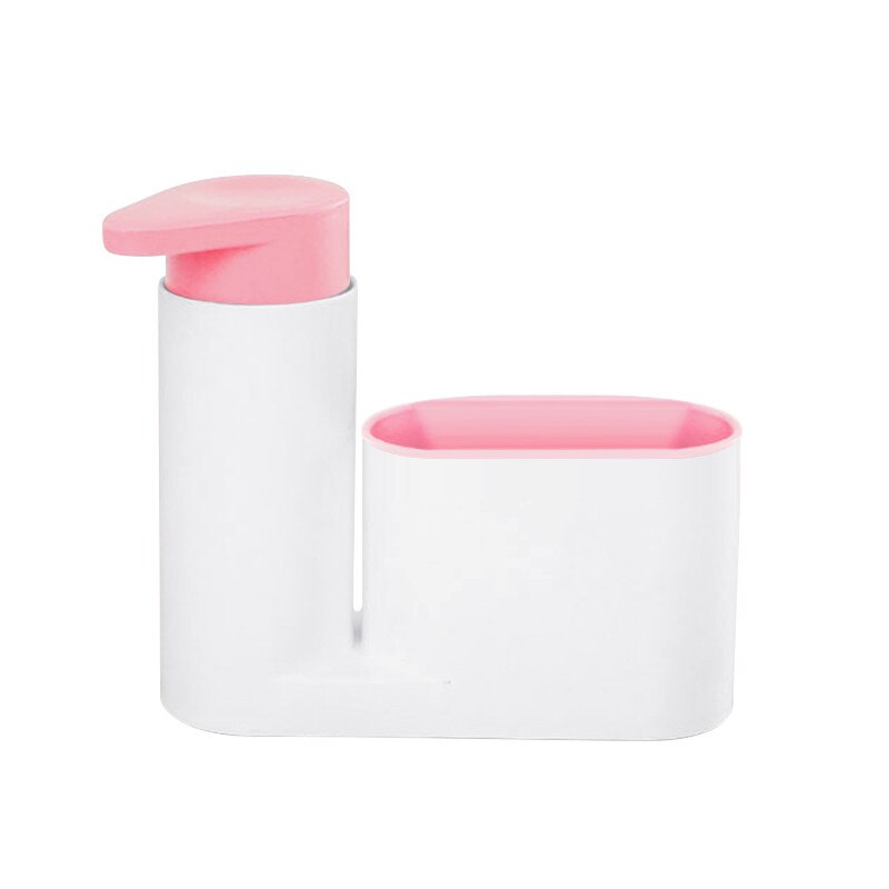 Kitchen Bathroom Organizer Racks Soap Dispenser Detergent Bottle Pool Cleaning Kit Shower Organizer Shelf Basket XNC: Pink