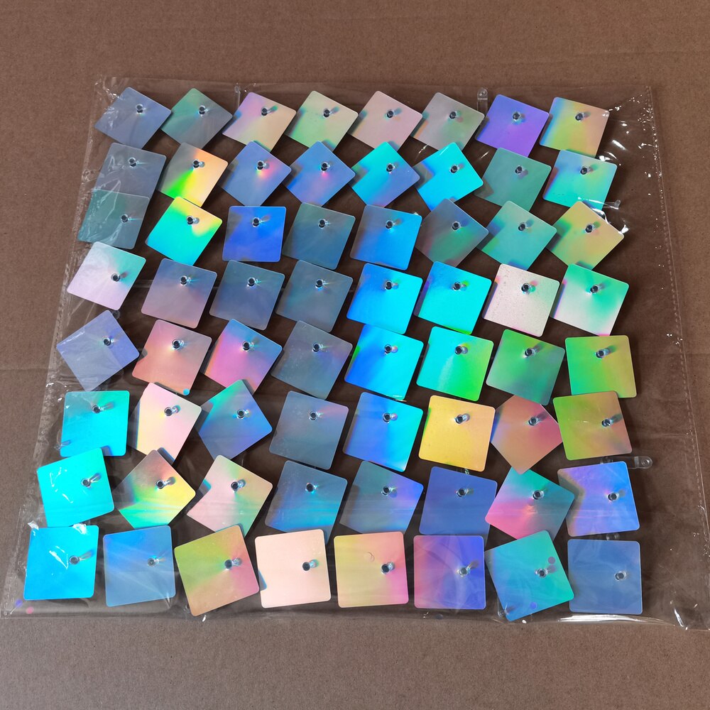 Large Square Shimmer Wall Panels Sequins Backdrop Party Background Air Activated Decor for Events Birthday Wedding 35x35cm