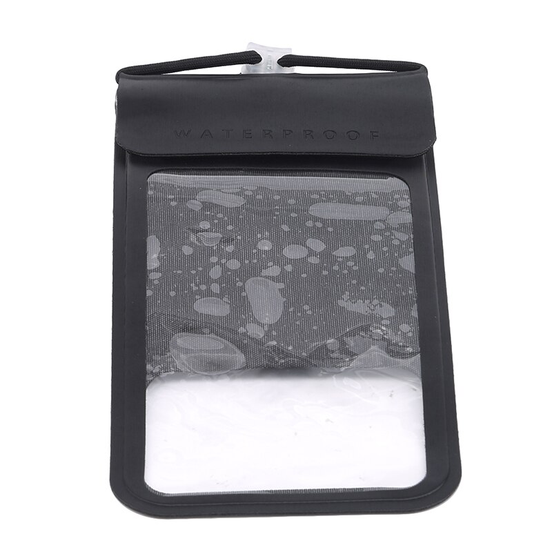 Universal Waterproof Case Voor Mobiele Telefoon Cover Pouch Tas Gevallen Voor Telefoon Coque Waterdicht Telefoon Case: Black-L