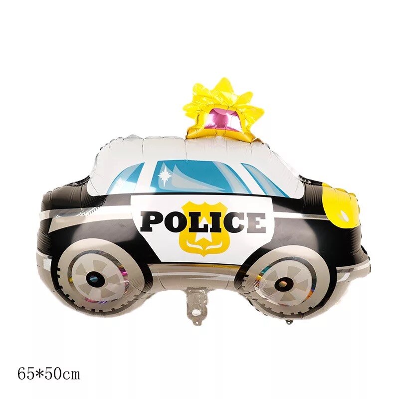 Bricolage dessin animé voiture ballons camion de pompier voiture Train feuille ballon Ambulance Globos enfants fête d'anniversaire décorations enfants balles: RUBY