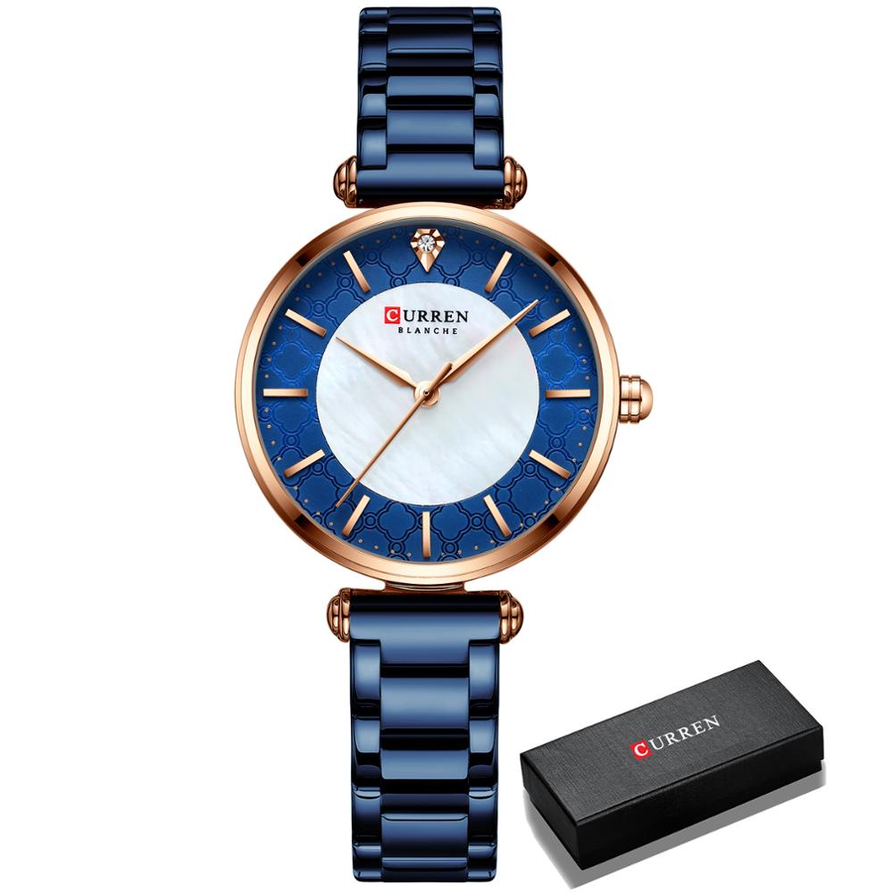 CIVO Dameshorloge roestvrij staal set horloges dames analoog elegant polshorloge sterren dames horloge armband dames kwarts cadeau dames, B-6[Set]bruin, Standard, Elegant en minimalistisch
