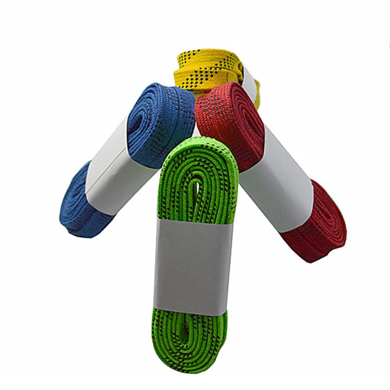 Cordones para patines profesionales de Hockey sobre hielo, cordones encerados para zapatos anticongelantes y antiroturas, para deportes, esquí y Hockey, 1 par