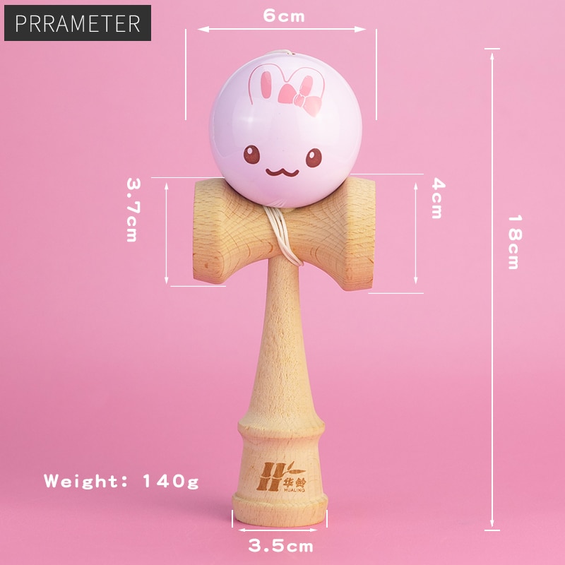 Giocattolo Kendama Tradizionale - Palla da Giocoleria in Legno per 8+ Anni - Gioco Sportivo
