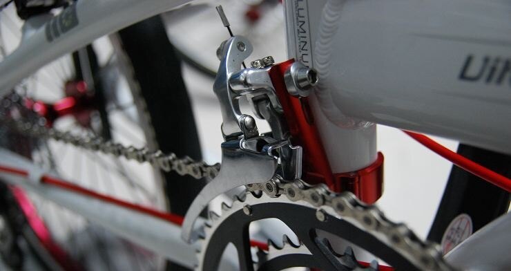 Fällbar cykel k ram framväxel adapter adapter fällbar cykel växelväxel konvertering säte ombyggnad  sp8 kc083 byte 9s to 18s