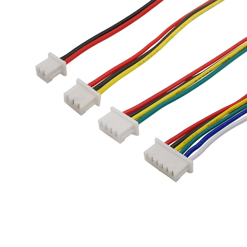 5/10/20 Pcs JST 1.25mm 1.25 Female Plug Wire Cable Connectors Double Head JST Pitch 1.25 2 Pin 3 Pin 4 Pin 5 Pin 6 Pin