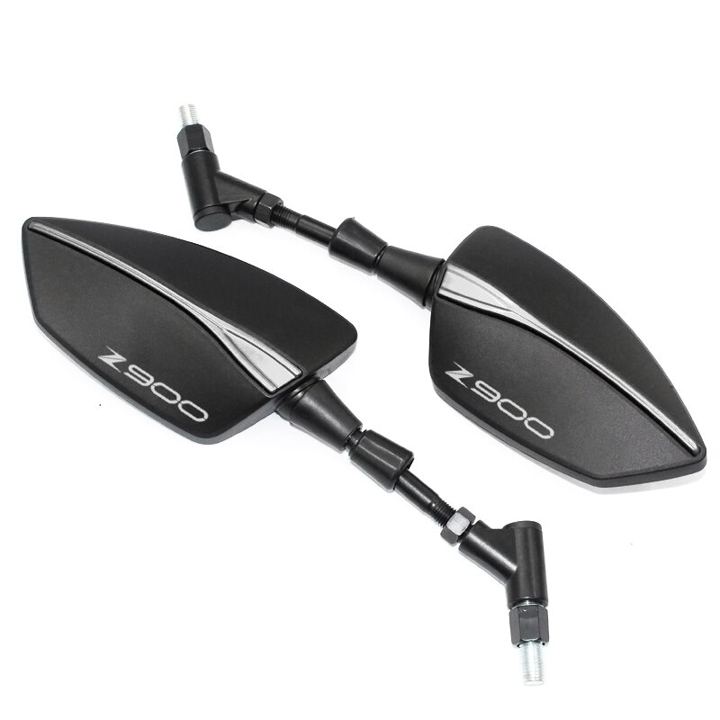 Voor Z900 Z 900 Motorfiets Achteruitkijkspiegels Universeel 8Mm 10Mm Scooter Motorfiets Accessoires: Donkergrijs