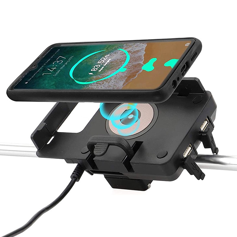 For BMW R1200GS R1250GS F700GS F800GS F750GS F850GS Motorcycle Wireless Charging Mobile Phone GPS Navigation mobile phone holder