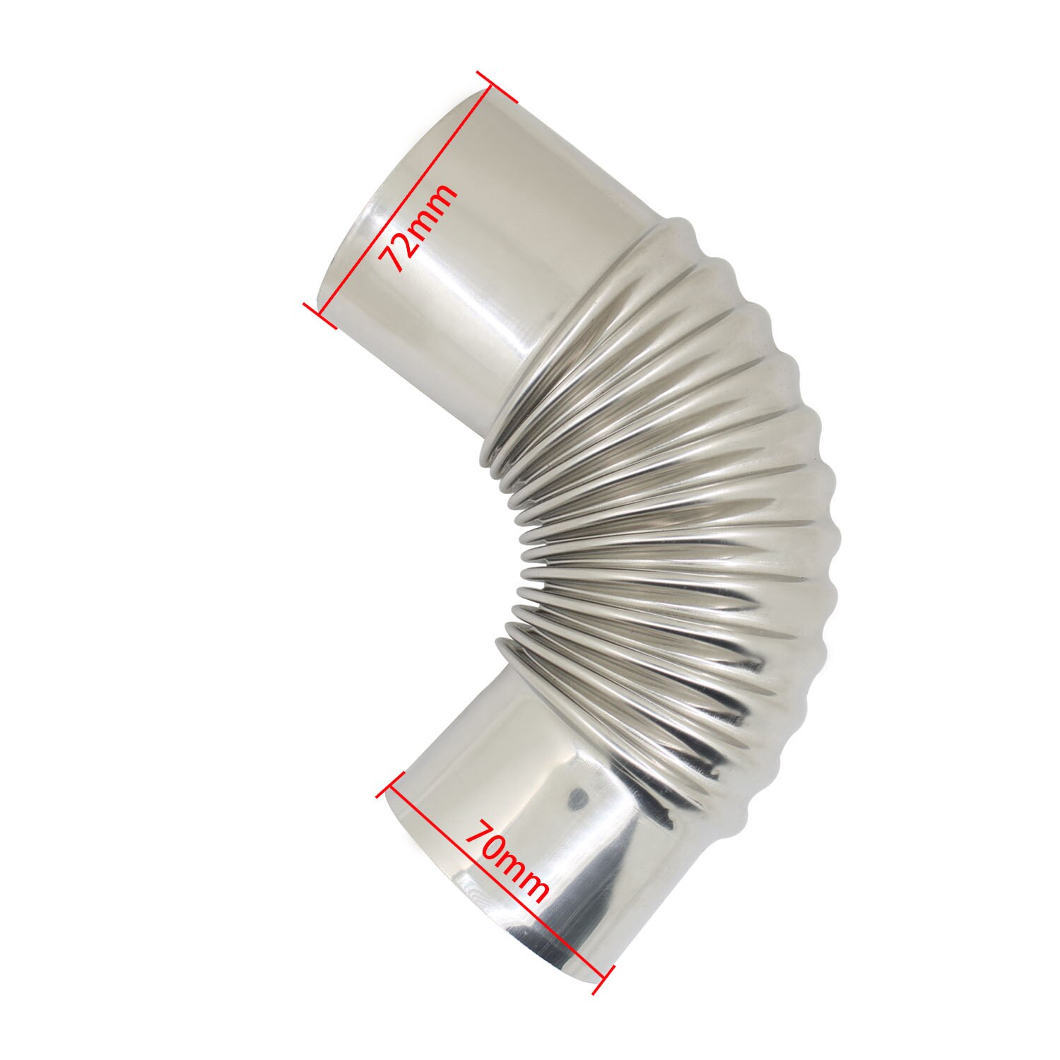 Wood Stove Smoke Pipe Elbow Heating Stove Flue Exhaust Pipe Chimney: I