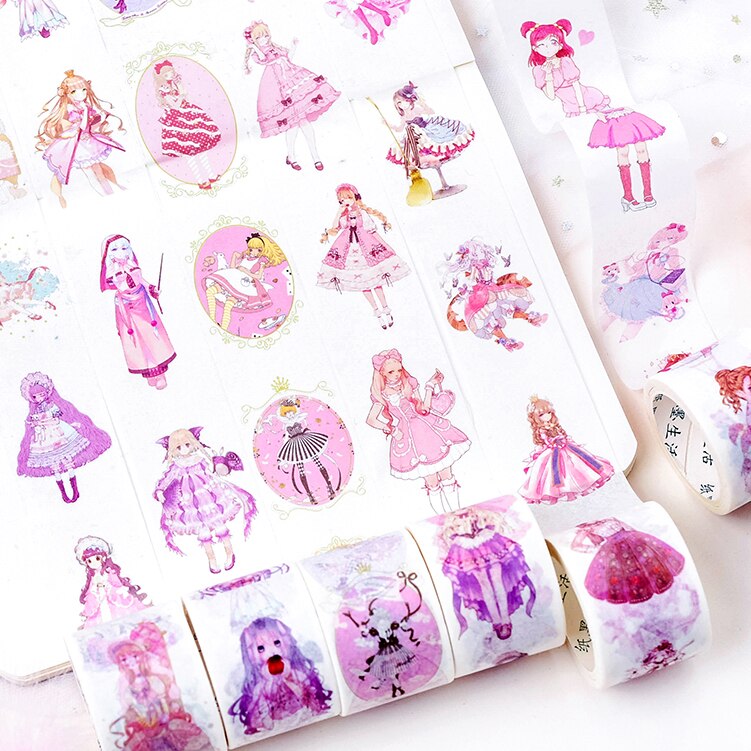6 Stks/partij Fairy Serie Decoratie Afplakband Set Washi Tape
