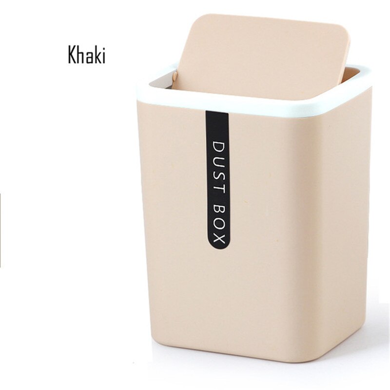 Mini Small Waste Bin Desktop Trash Can Garbage Basket Home Table Plastic Office Supplies Dustbin Sundries Barrel Box