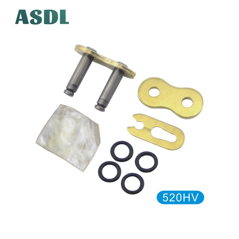 Motorcycle Chain Buckle Ring Link 428 520 525 530 Chain O-Ring O Ring Connector Lock Thicken #b: 520HV