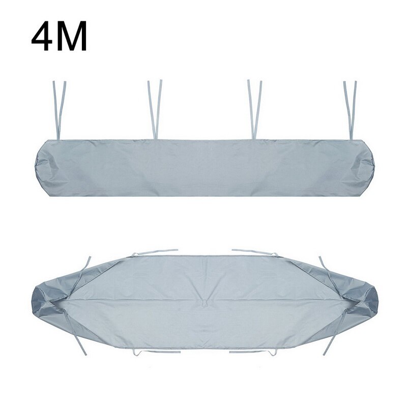 Beschermhoes Voor Zonneschermen Patio Luifel Cover Met String Voor Outdoor Tuin Zon Bescherming: Grey4m