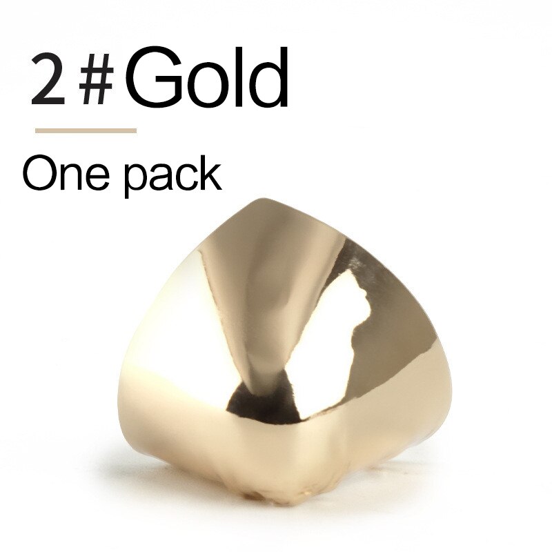 1Pair Shoes Toe Protection DIY Toe-Head Metal Material Shoes Clips for Decorations High Heels Shoe Broken Repair Accessories: NO.2 Gold