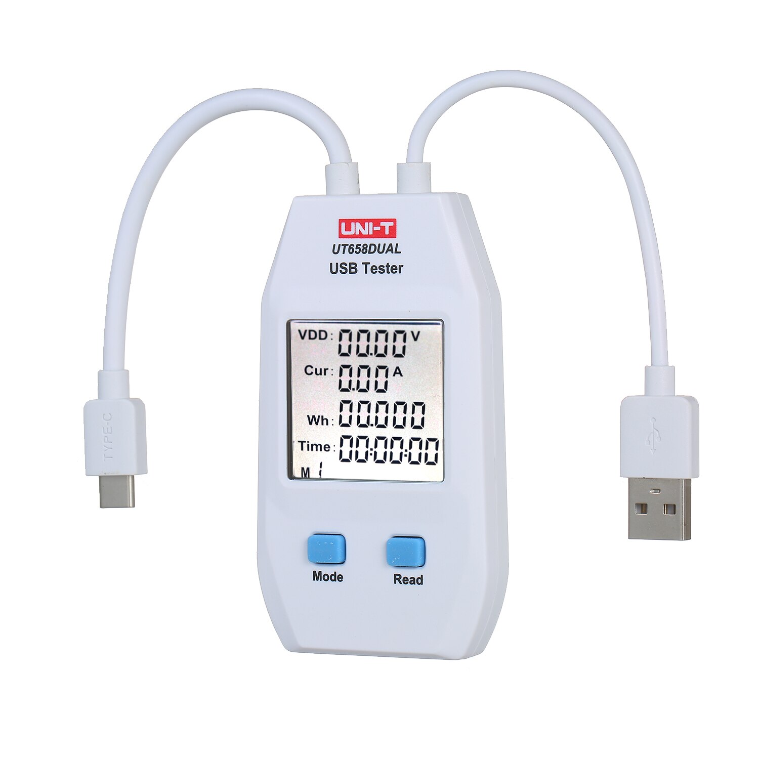 Usb strømmåler lcd usb tester detektor voltmeter amperemeter digital strømkapacitetstester