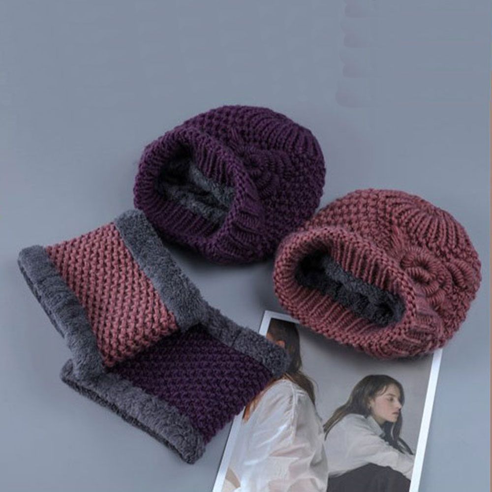 Chapeau épais pour mère, cagoule, bonnet de grand-mère, tricoté en laine, pour femme d&#39;âge moyen
