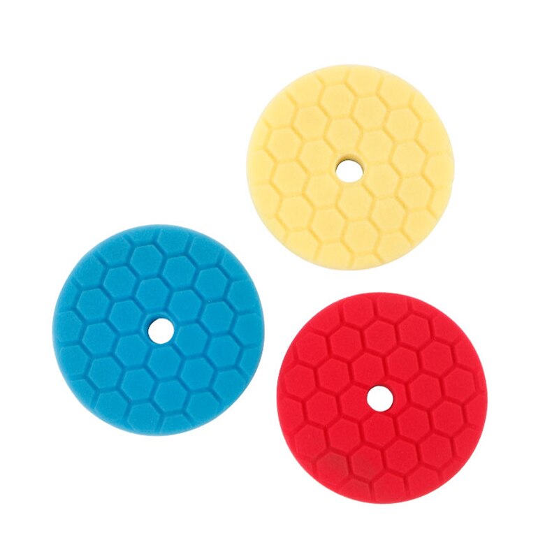 Ultimat 5 stk polstring og poleringssett med 6 "pads vaffelskum