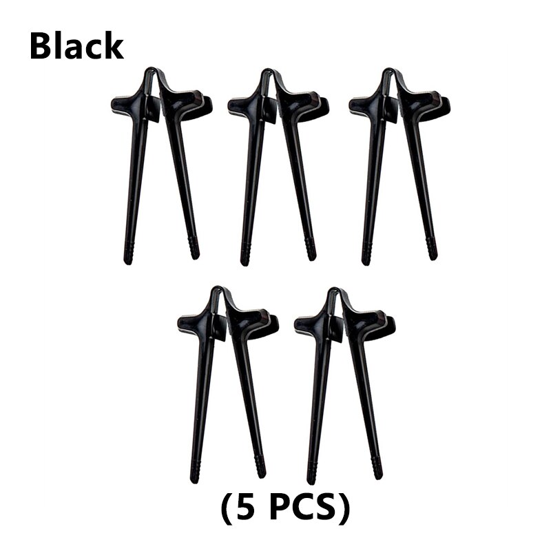 1/2/5Piece Free-Hands Snack Chopsticks Play Games Finger Chopsticks Lazy Assistant Clip Snacks Not Dirty Hand Phone Accessory: Black - 5PCS