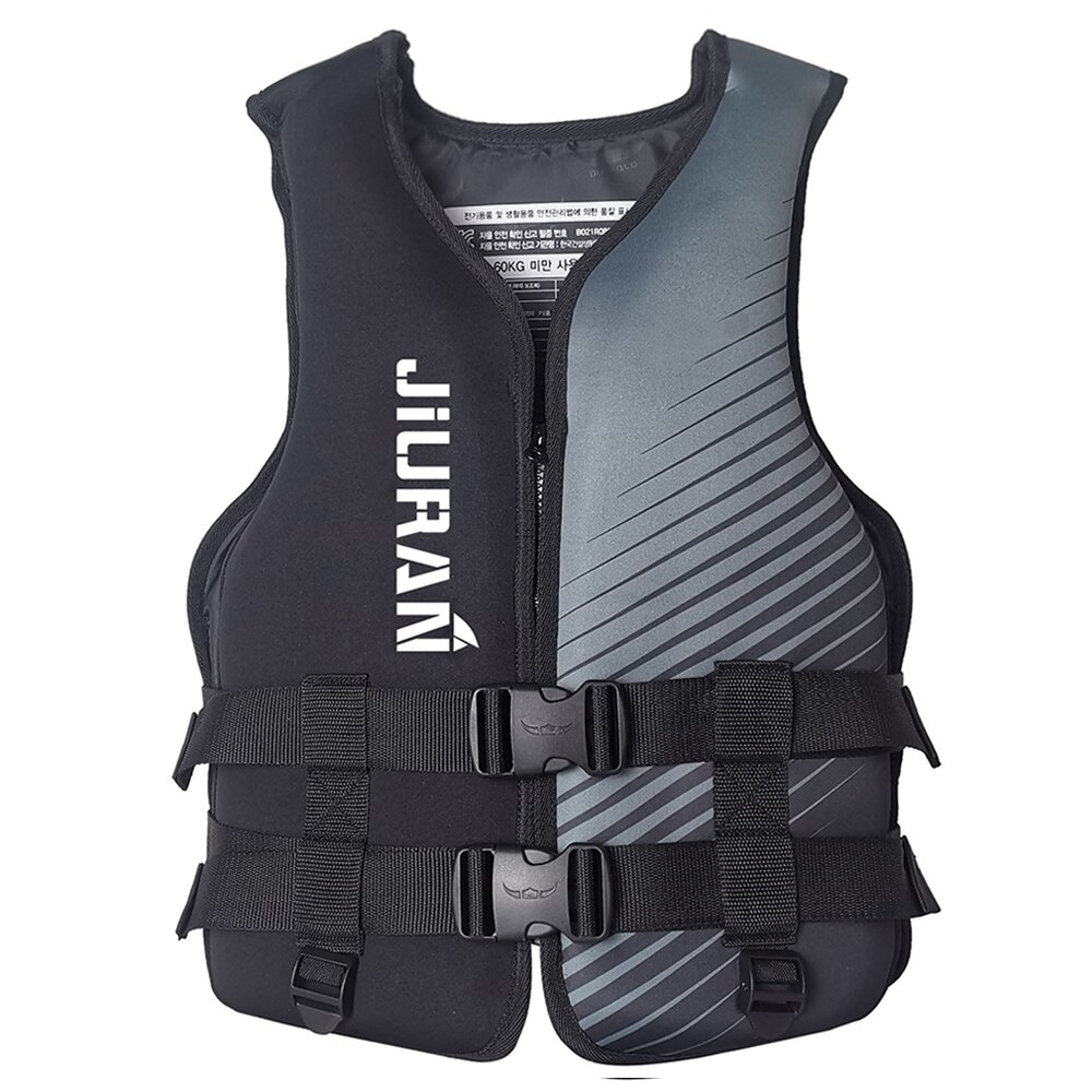 Surf Life Jacket Adults Kayak Wakeboard Life Vest Motorboats Raft Rescue Boat Drifting Jet Ski Water Sports Swimming Rescue Vest: Q0130 Black / S