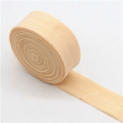 20mm Elastic Ribbon Elastic Band Multirole Spandex Trim Sewing Waist Band Lace Fabric Band Garment Accessory Folding tape: Copper