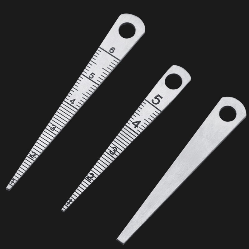 0-70mm Inside Calliper Gap Gauge Bore Gauge Slope Gage Wedge Ruler Feeler Cone Clearance Ruler Double Side Scale