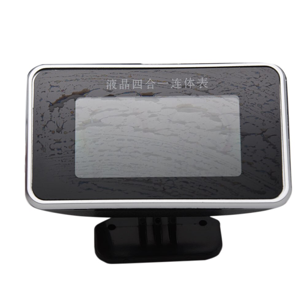 Waterproof Digital LCD Gauge 4 In 1 Digital Gauge Water Temp Gauge with Sensors Fuel Oil Pressure Gauge 1/8 NPT Voltmeter