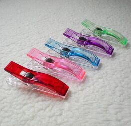 100Pcs Clover Wonder Clips Voor Stof, Naaien, Breien En Andere Ambachtelijke: 56x12mm
