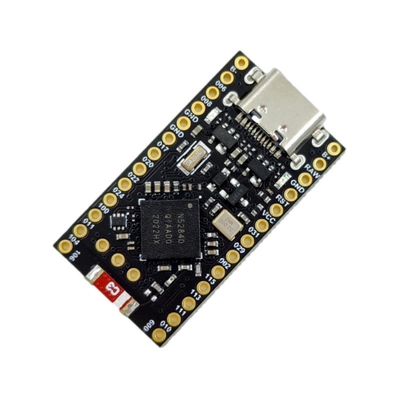 Placa de desarrollo NRF52840 Supermini Compatible con Nice! Gestión de carga Bluetooth Nano V2.0