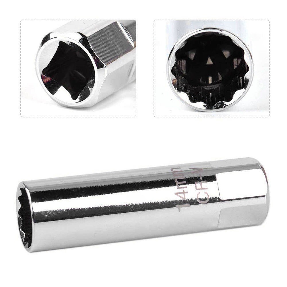 14mm Thin Wall Spark Plug Socket 3/8-Inch Drive 12-Point Spark Plug Sockets