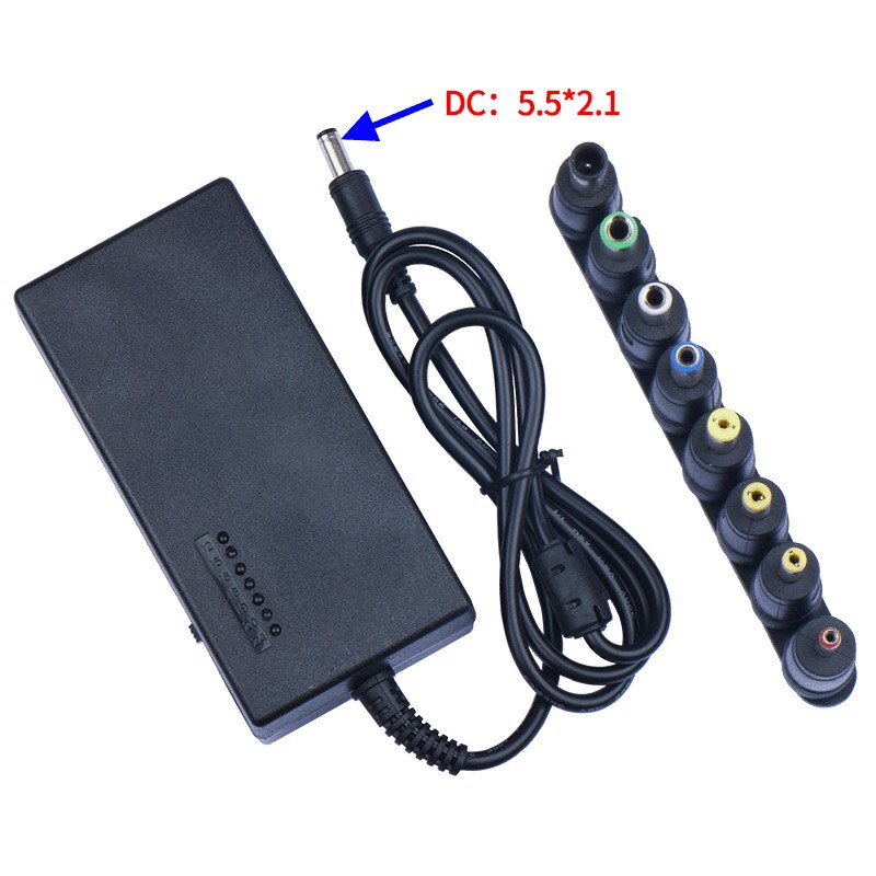 Notebook Power Adapter Universal Multi-function Charger 12V-24V 96W for Laptops GDeals