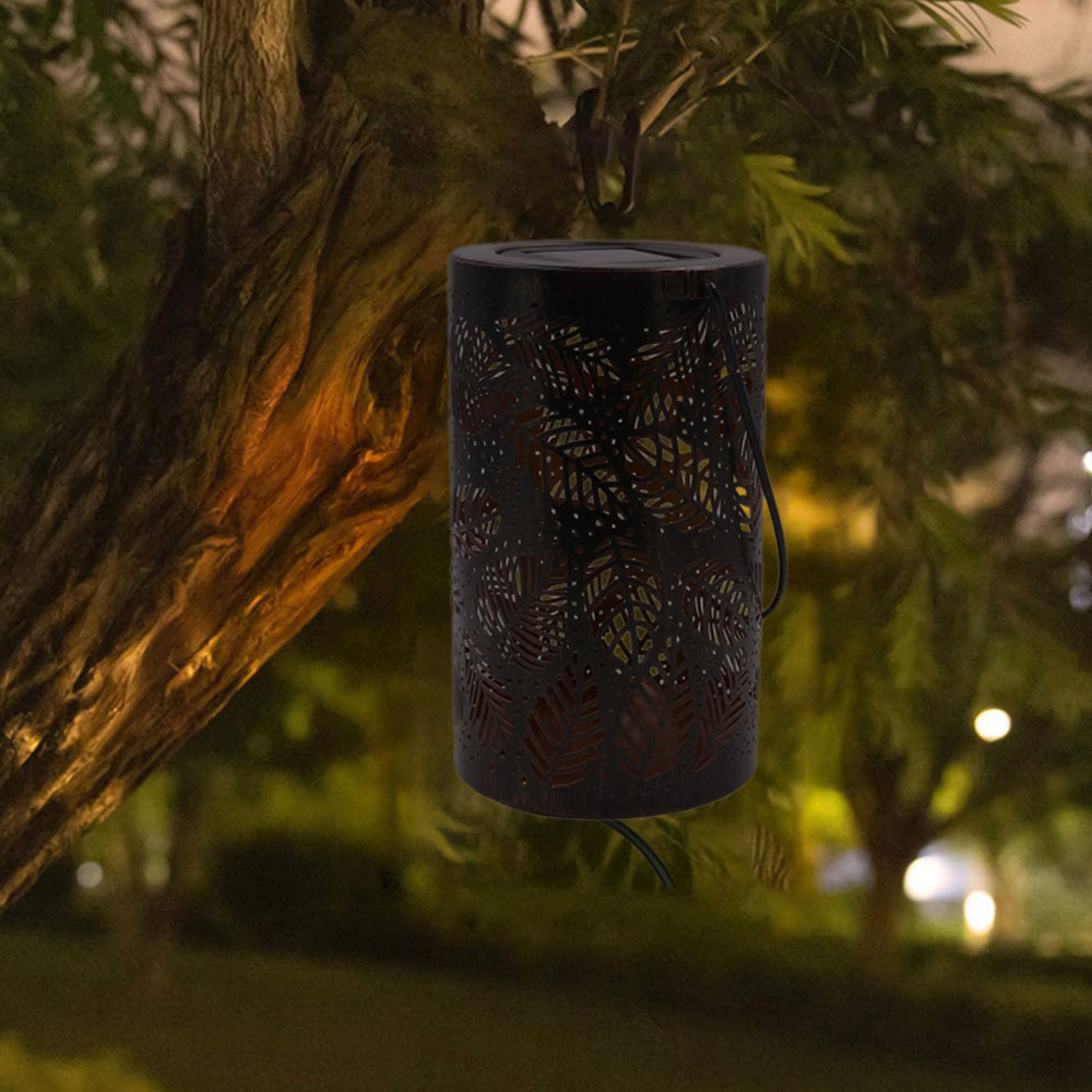 KagoLing Solar LED Lantern Lights - 2/4 Pack Outdoor Hanging Decor For Garden