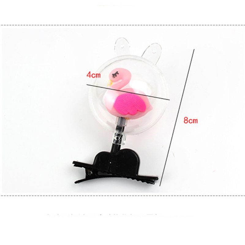 Cartoon Bubble Ligtht Haar Clip Haarspeld Kerst Verjaardag Toy Light Up Party Gunsten Kids Toy